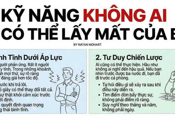 7 Kỹ Năng Cốt Lõi Không Ai Có Thể Lấy Mất