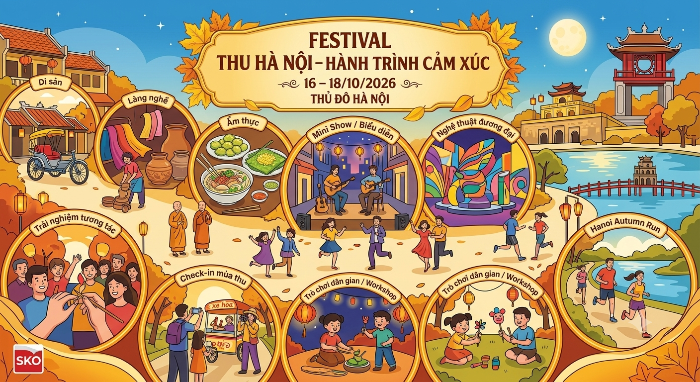 FESTIVAL “THU HÀ NỘI – HÀNH TRÌNH CẢM XÚC” 2026